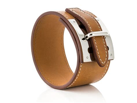 buy used hermes leather bracelet metal buckle|pre owned Hermes jewelry.